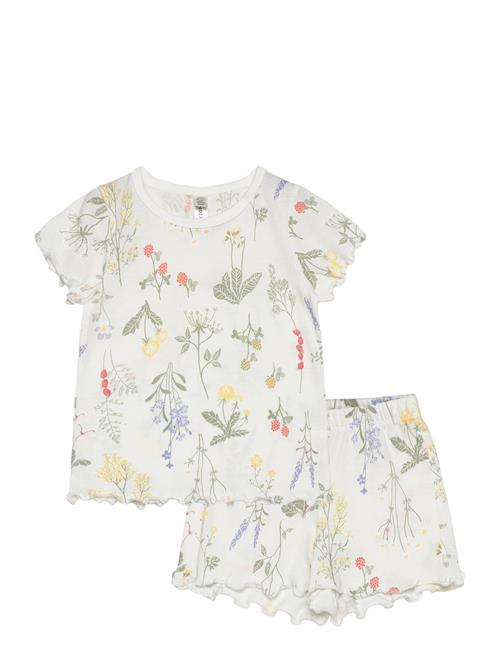Pyjama Tee Shorts Strawberry Lindex White