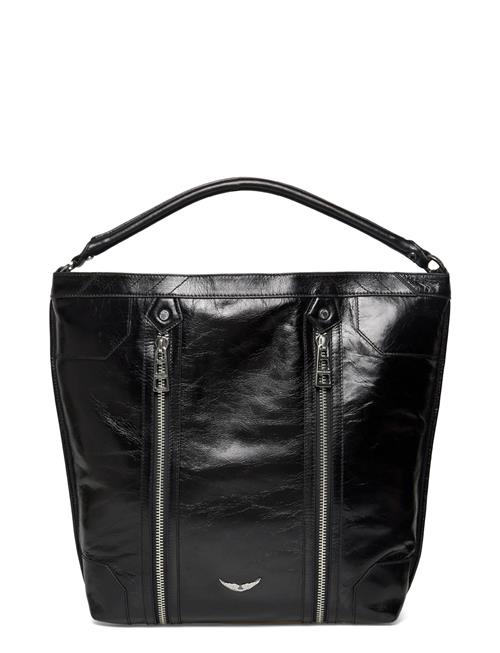 Sunny Hobo Vintage Patent Zadig & Voltaire Black