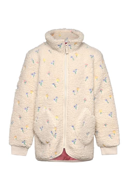 Jacket Pile Embroidery Lindex Cream