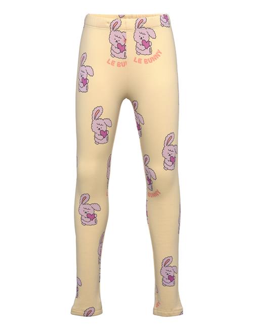 Leggings Br Aop Bunnies Lindex Yellow