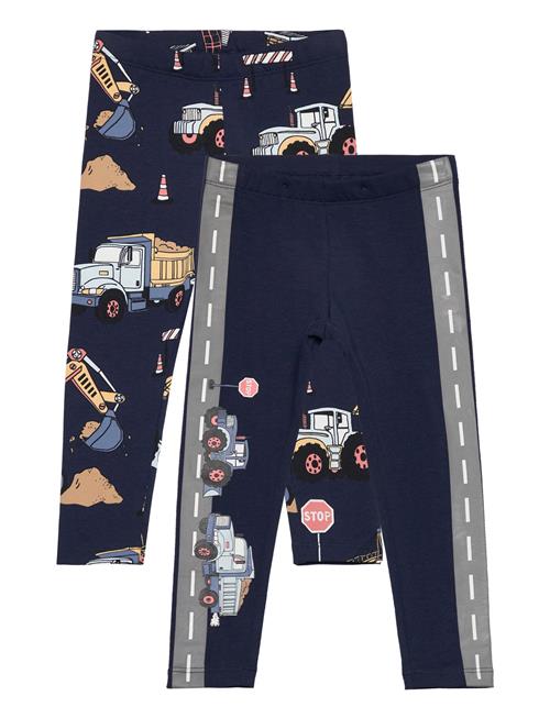 Leggings 2 Pack Trucks Lindex Navy