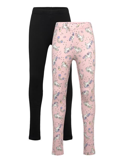 Leggings 2 Pack Brushed Inside Lindex Pink