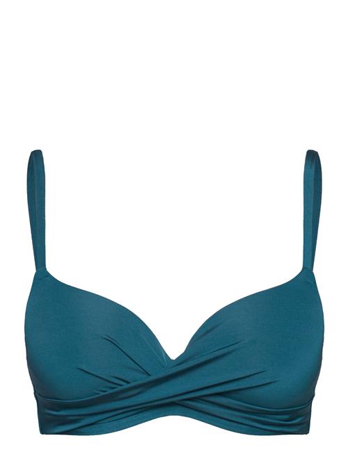 Bra Lilja Twist Swim Shiny Lindex Blue