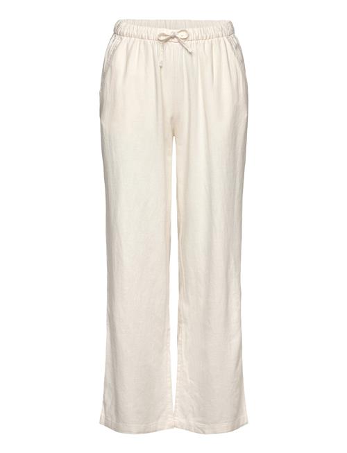 Trousers Linen Blend Lindex White