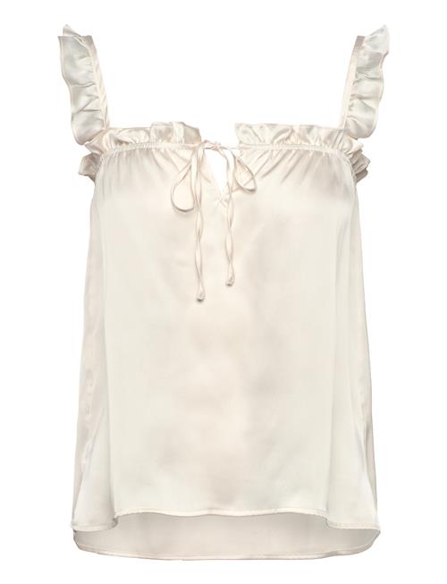 Top Pyjama Camisole Satin Lindex White