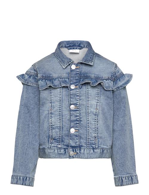 Jacket Denim Frill Lindex Blue