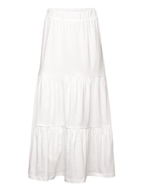 Skirt Maxi Jersey Lindex White