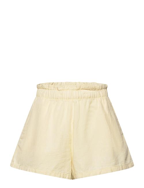 Shorts Linen Solid Lindex Yellow