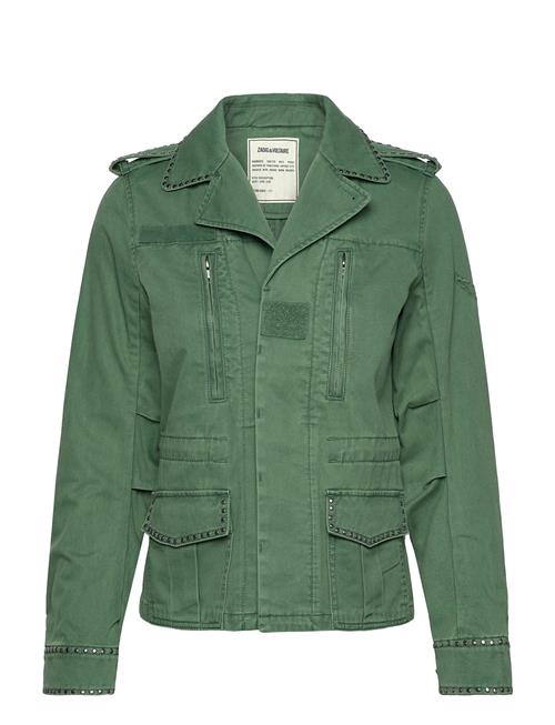 Klimi Coton Lave Studs Zadig & Voltaire Green