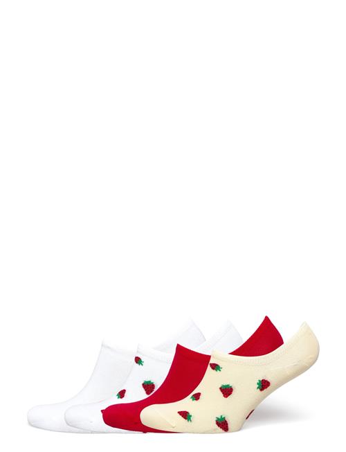 Sock Low Ankle 4 P Mini Fruits Lindex Patterned