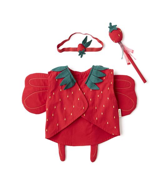 Kid's Concept Dress-Up Jordbær Red  Red One Size  Rød  One Size  unisex