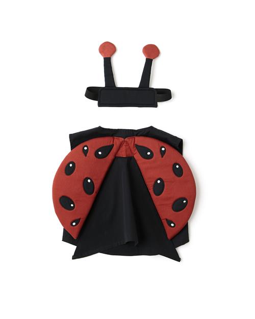 Kid's Concept Dress-Up Mariehøne Black Red  Black Red One Size  Sort  One Size  unisex