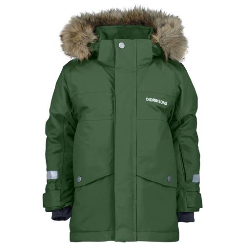 Didriksons Bjärven Parka Pine Green 140 cm  Grøn  140 cm  unisex