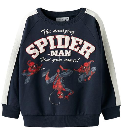 Name It Sweatshirt - NmmObert - Spider - Navy Blazer