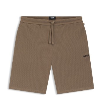 BOSS Waffle Nightwear Shorts Brun Large Herre