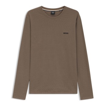 BOSS Waffle Sweatshirt Brun Large Herre