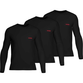 HUGO 3P Triplet Shirt Sort bomuld Small Herre
