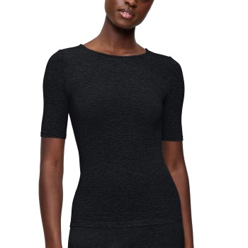 Triumph Beauty Layers Short Sleeve Wool Top Sort uld Medium Dame