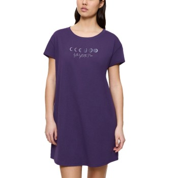 Triumph Nightdress Short Sleeve Lilla bomuld 48 Dame