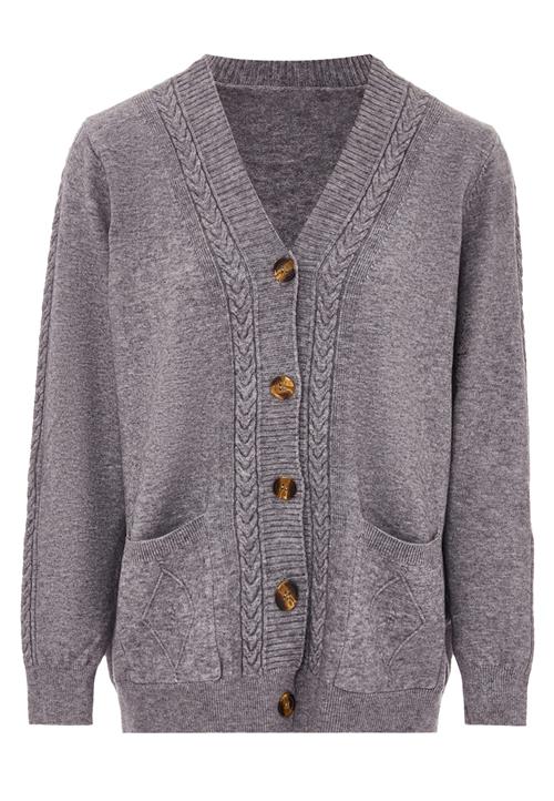 ALARY Cardigan  grå-meleret