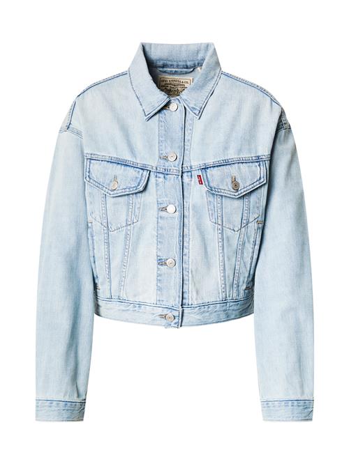 LEVI'S ® Overgangsjakke 'SHRUNKEN 90S TRUCKER REMEMBER IN LINEN DENIM'  blue denim
