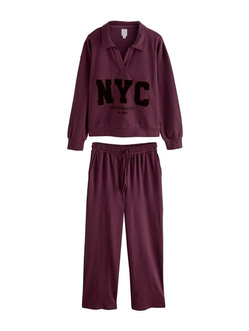 Next Pyjamas  burgunder