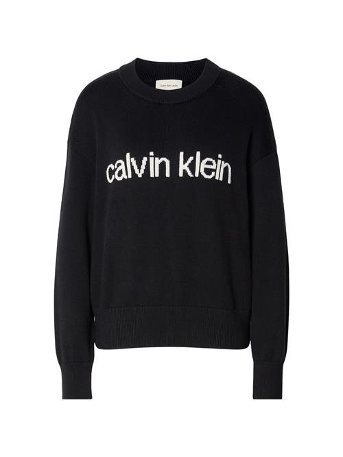 Calvin Klein Jeans Pullover  sort / hvid