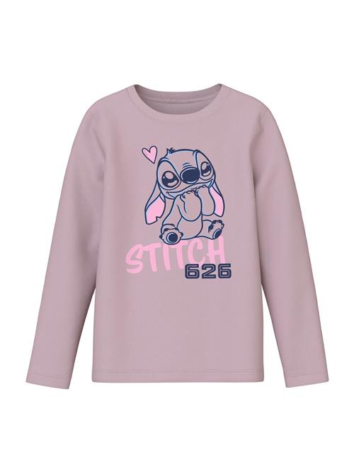 NAME IT Bluser & t-shirts 'NKFVOSLA STITCH'  marin / lilla / orkidee