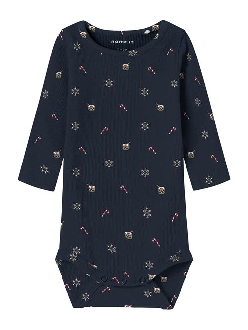 NAME IT Sparkedragt/Body 'NBNROKO'  navy / rød / hvid