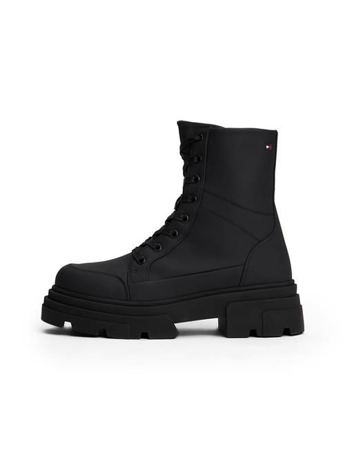 TOMMY HILFIGER Snørestøvletter  sort