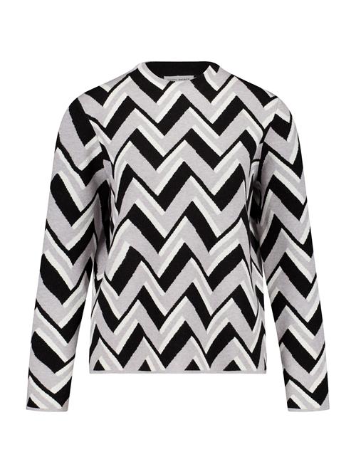 GERRY WEBER Pullover  grå / sort / hvid