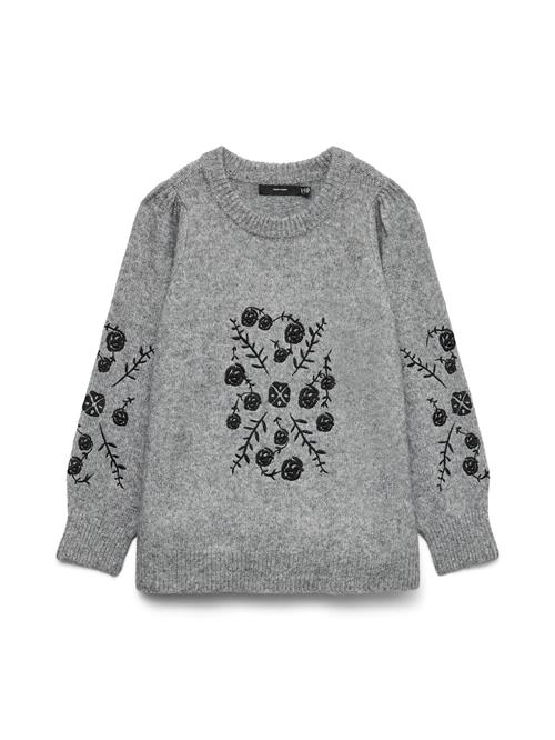 Vero Moda Curve Pullover 'JUTA'  grå / sort