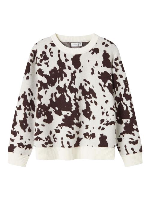 NAME IT Pullover  brun / hvid