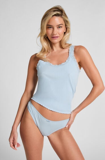 Hunkemöller Renee Rib g-streng blå