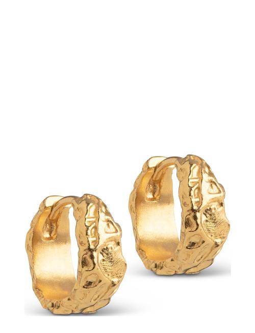 Nela Hoops Enamel Copenhagen Gold