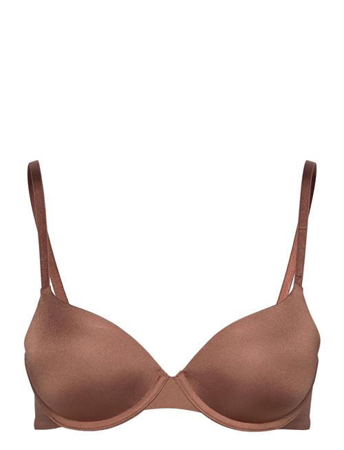 Bra Lilja Shiny Micro Lindex Brown