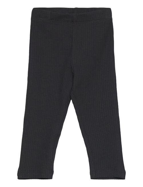 Leggings Basic Rib Lindex Black