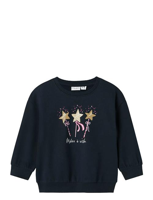 Nmfvalona Ls Long Boxy Sweat Unb Name It Navy