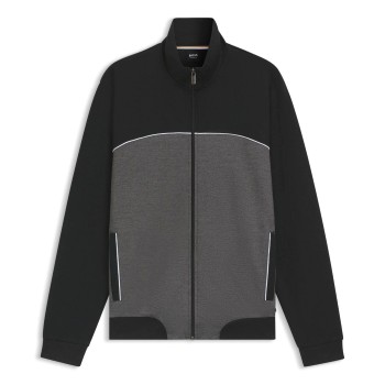BOSS Tracksuit Jacket Grå/Sort Medium Herre