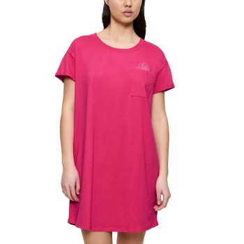 Triumph Nightdress Short Sleeve Mørkrosa  bomuld 46 Dame