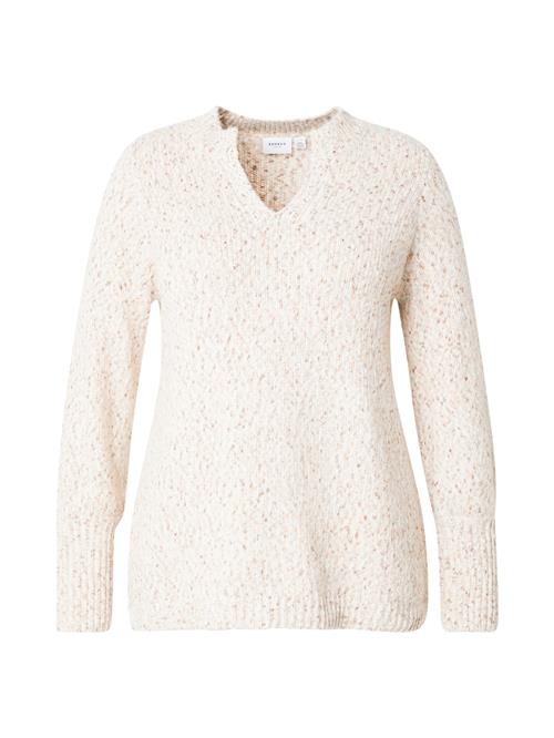 EVOKED Pullover  beige / uldhvid