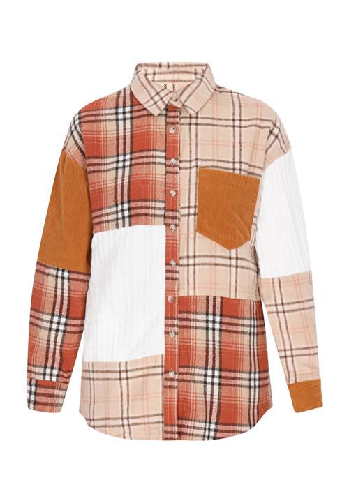 SANIKA Overgangsjakke  beige / orange / hvid