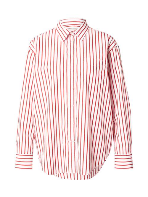 GANT Bluse  knaldrød / hvid