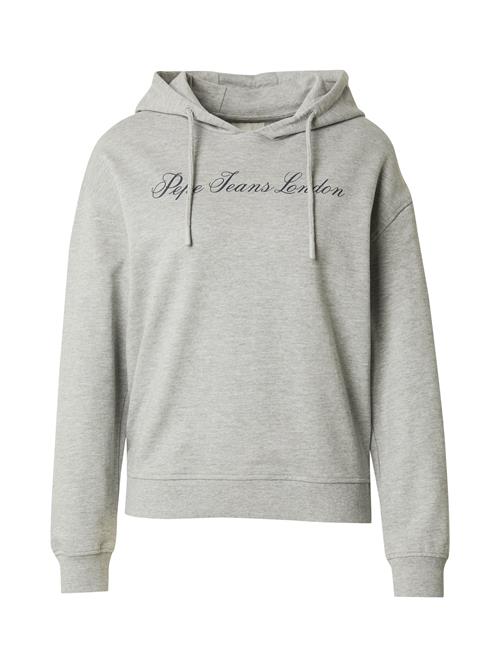 Pepe Jeans Sweatshirt 'ELSY'  lysegrå / sort