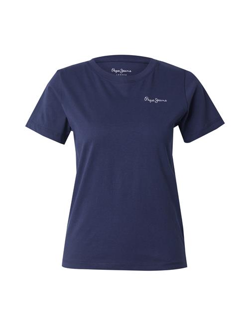 Pepe Jeans Shirts 'TOM'  mørkeblå / hvid