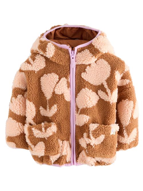 Next Fleecejakke  cognac / blomme / fersken