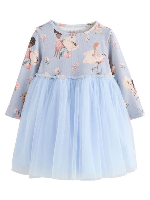Next Kjole  creme / himmelblå / brun / pastelpink