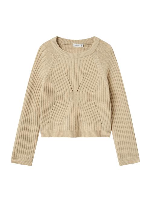 NAME IT Pullover 'NKFRIKINE'  beige-meleret
