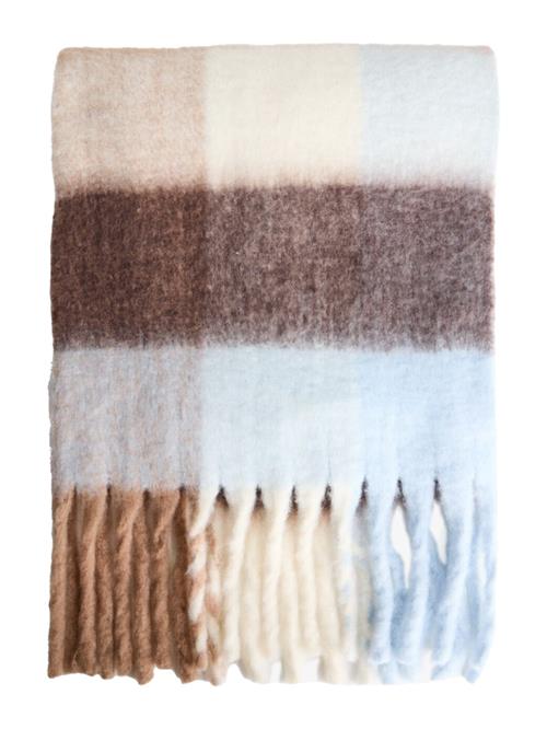 Bershka Sjal  beige / lyseblå / brun / lysegul