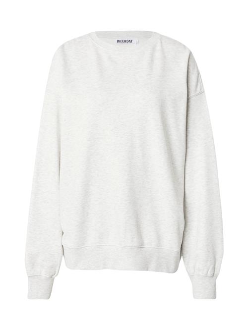 WEEKDAY Sweatshirt 'Tasha'  lysegrå